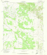 Forsan Texas Historical topographic map, 1:24000 scale, 7.5 X 7.5 Minute, Year 1971