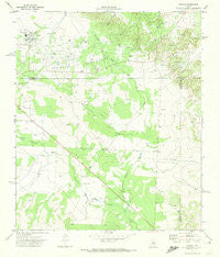Forsan Texas Historical topographic map, 1:24000 scale, 7.5 X 7.5 Minute, Year 1971