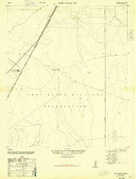 Fort Bliss NE Texas Historical topographic map, 1:24000 scale, 7.5 X 7.5 Minute, Year 1948