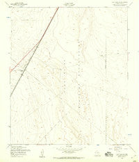 Fort Bliss NE Texas Historical topographic map, 1:24000 scale, 7.5 X 7.5 Minute, Year 1955
