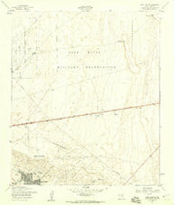 Fort Bliss SE Texas Historical topographic map, 1:24000 scale, 7.5 X 7.5 Minute, Year 1955