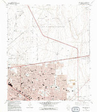 Fort Bliss SE Texas Historical topographic map, 1:24000 scale, 7.5 X 7.5 Minute, Year 1994