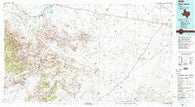 Fort Davis Texas Historical topographic map, 1:100000 scale, 30 X 60 Minute, Year 1985