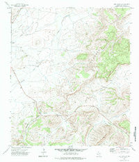 Fort Davis SE Texas Historical topographic map, 1:24000 scale, 7.5 X 7.5 Minute, Year 1972