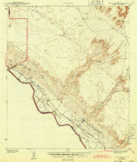 Fort Hancock Texas Historical topographic map, 1:62500 scale, 15 X 15 Minute, Year 1943
