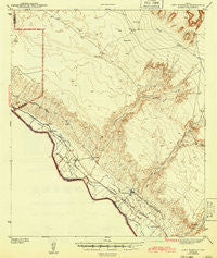 Fort Hancock Texas Historical topographic map, 1:62500 scale, 15 X 15 Minute, Year 1943