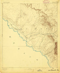 Fort Hancock Texas Historical topographic map, 1:125000 scale, 30 X 30 Minute, Year 1894