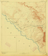 Fort Hancock Texas Historical topographic map, 1:125000 scale, 30 X 30 Minute, Year 1894