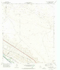 Fort Hancock NW Texas Historical topographic map, 1:24000 scale, 7.5 X 7.5 Minute, Year 1972