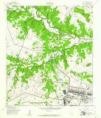 Fort Hood Texas Historical topographic map, 1:24000 scale, 7.5 X 7.5 Minute, Year 1957