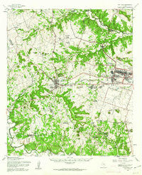 Fort Hood Texas Historical topographic map, 1:62500 scale, 15 X 15 Minute, Year 1958