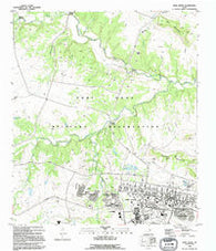 Fort Hood Texas Historical topographic map, 1:24000 scale, 7.5 X 7.5 Minute, Year 1995