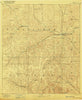 Fort McKavett Texas Historical topographic map, 1:125000 scale, 30 X 30 Minute, Year 1893