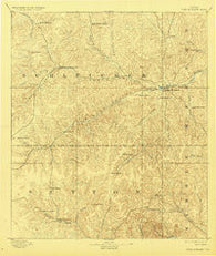 Fort McKavett Texas Historical topographic map, 1:125000 scale, 30 X 30 Minute, Year 1893