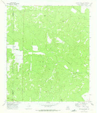 Fort McKavett NE Texas Historical topographic map, 1:24000 scale, 7.5 X 7.5 Minute, Year 1970