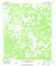Fort McKavett NW Texas Historical topographic map, 1:24000 scale, 7.5 X 7.5 Minute, Year 1970