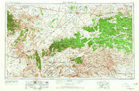 Fort Stockton Texas Historical topographic map, 1:250000 scale, 1 X 2 Degree, Year 1954