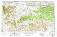 Fort Stockton Texas Historical topographic map, 1:250000 scale, 1 X 2 Degree, Year 1973