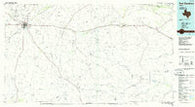 Fort Stockton Texas Historical topographic map, 1:100000 scale, 30 X 60 Minute, Year 1985