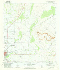 Fort Stockton East Texas Historical topographic map, 1:24000 scale, 7.5 X 7.5 Minute, Year 1970