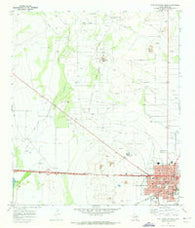 Fort Stockton West Texas Historical topographic map, 1:24000 scale, 7.5 X 7.5 Minute, Year 1970