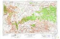 Fort Stockton Texas Historical topographic map, 1:250000 scale, 1 X 2 Degree, Year 1954