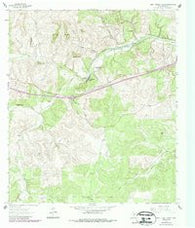 Fort Terrett Ranch Texas Historical topographic map, 1:24000 scale, 7.5 X 7.5 Minute, Year 1963
