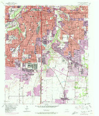 Fort Worth Texas Historical topographic map, 1:24000 scale, 7.5 X 7.5 Minute, Year 1955