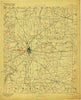 Fort Worth Texas Historical topographic map, 1:125000 scale, 30 X 30 Minute, Year 1894