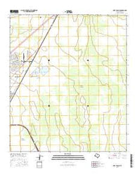 Fort Bliss NE Texas Current topographic map, 1:24000 scale, 7.5 X 7.5 Minute, Year 2016
