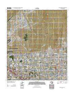 Fort Bliss SE Texas Historical topographic map, 1:24000 scale, 7.5 X 7.5 Minute, Year 2012