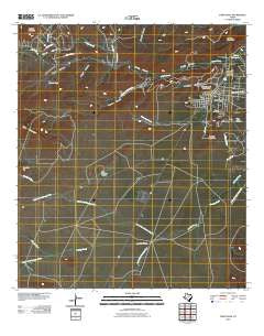 Fort Davis Texas Historical topographic map, 1:24000 scale, 7.5 X 7.5 Minute, Year 2010