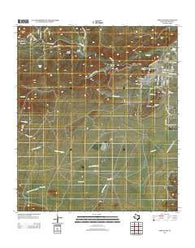 Fort Davis Texas Historical topographic map, 1:24000 scale, 7.5 X 7.5 Minute, Year 2012
