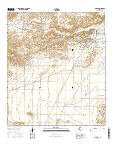 Fort Davis Texas Current topographic map, 1:24000 scale, 7.5 X 7.5 Minute, Year 2016
