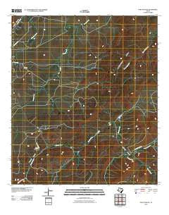 Fort Davis SE Texas Historical topographic map, 1:24000 scale, 7.5 X 7.5 Minute, Year 2010