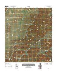 Fort Davis SE Texas Historical topographic map, 1:24000 scale, 7.5 X 7.5 Minute, Year 2012