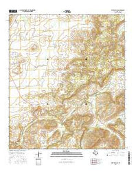 Fort Davis SE Texas Current topographic map, 1:24000 scale, 7.5 X 7.5 Minute, Year 2016