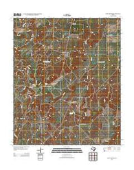 Fort Griffin Texas Historical topographic map, 1:24000 scale, 7.5 X 7.5 Minute, Year 2012