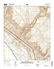Fort Hancock Texas Current topographic map, 1:24000 scale, 7.5 X 7.5 Minute, Year 2016