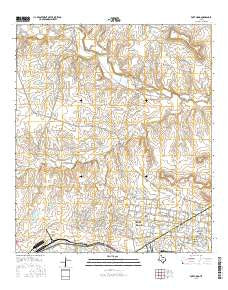 Fort Hood Texas Current topographic map, 1:24000 scale, 7.5 X 7.5 Minute, Year 2016