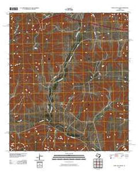 Fort Lancaster Texas Historical topographic map, 1:24000 scale, 7.5 X 7.5 Minute, Year 2010