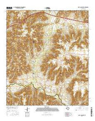 Fort Lancaster Texas Current topographic map, 1:24000 scale, 7.5 X 7.5 Minute, Year 2016