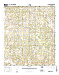 Fort McKavett NW Texas Current topographic map, 1:24000 scale, 7.5 X 7.5 Minute, Year 2016