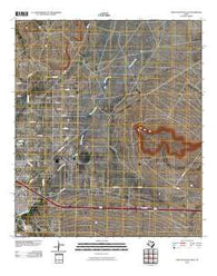 Fort Stockton East Texas Historical topographic map, 1:24000 scale, 7.5 X 7.5 Minute, Year 2010