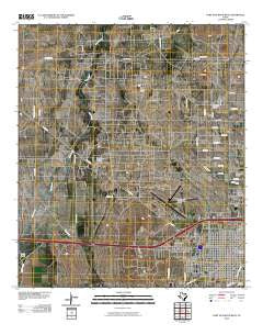 Fort Stockton West Texas Historical topographic map, 1:24000 scale, 7.5 X 7.5 Minute, Year 2010