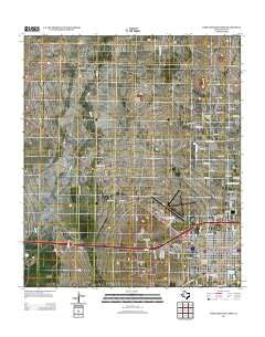 Fort Stockton West Texas Historical topographic map, 1:24000 scale, 7.5 X 7.5 Minute, Year 2012