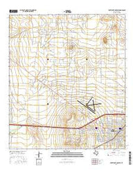 Fort Stockton West Texas Current topographic map, 1:24000 scale, 7.5 X 7.5 Minute, Year 2016