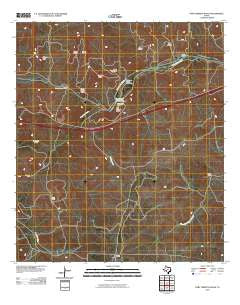 Fort Terrett Ranch Texas Historical topographic map, 1:24000 scale, 7.5 X 7.5 Minute, Year 2010