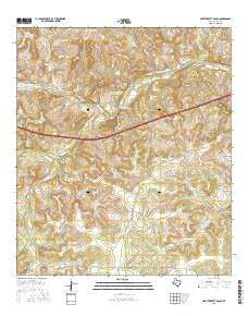 Fort Terrett Ranch Texas Current topographic map, 1:24000 scale, 7.5 X 7.5 Minute, Year 2016
