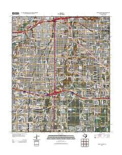 Fort Worth Texas Historical topographic map, 1:24000 scale, 7.5 X 7.5 Minute, Year 2012